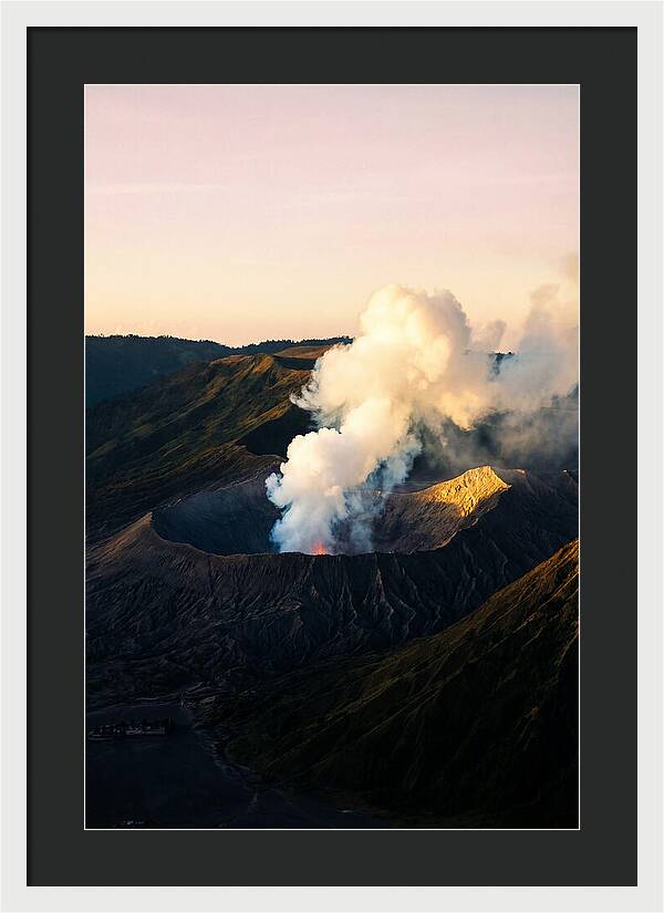 Dramatic Dawn Eruption
