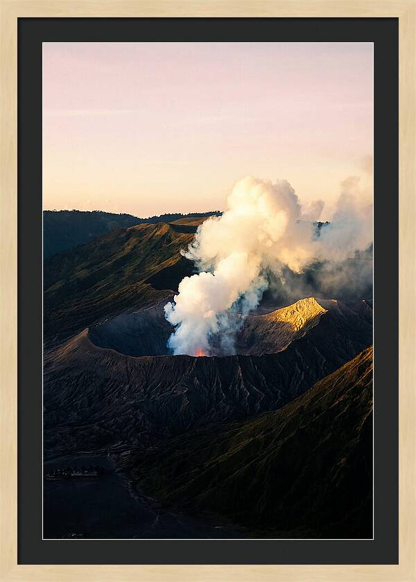 Dramatic Dawn Eruption