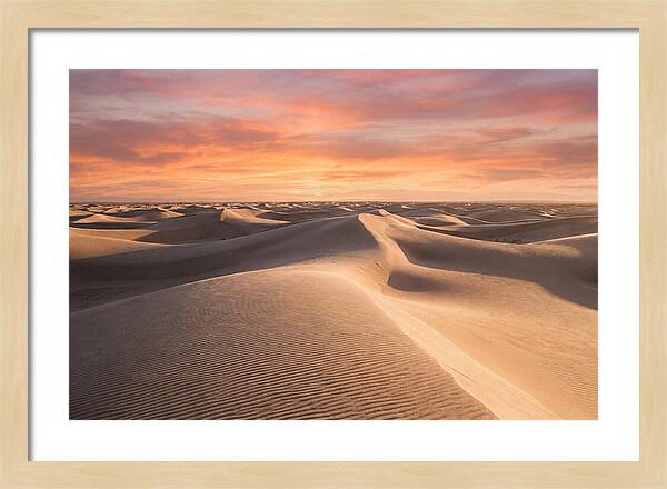 Dramatic Dune Sunset