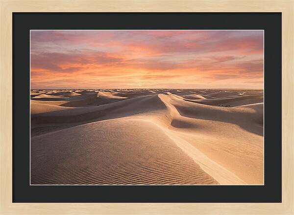Dramatic Dune Sunset