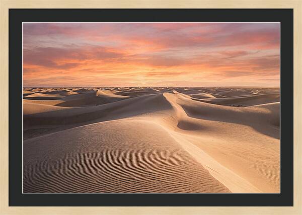 Dramatic Dune Sunset