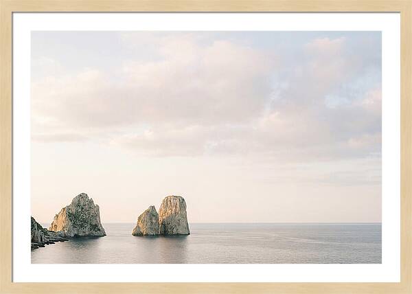 Dramatic Dusk Over Faraglioni Stacks