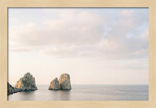 Dramatic Dusk Over Faraglioni Stacks