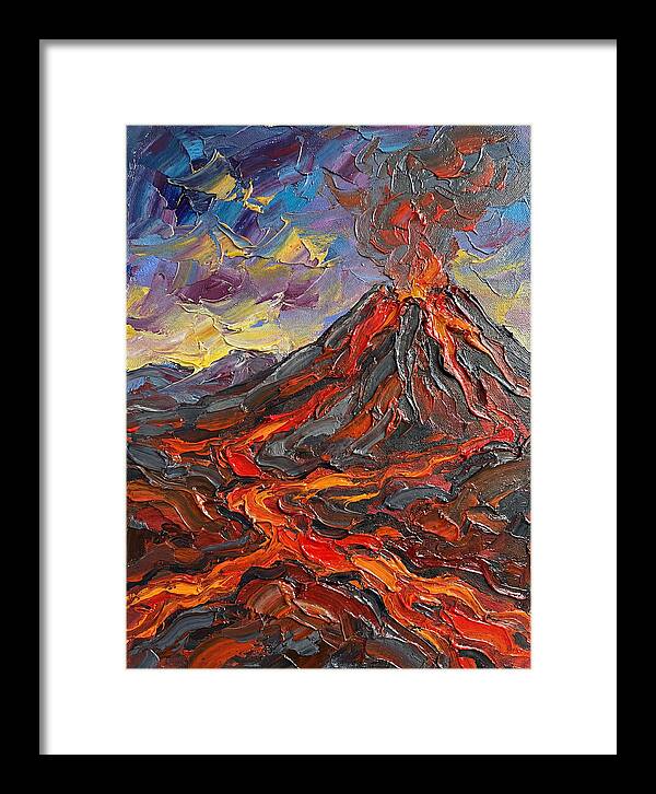 Dramatic Eruption Under Twilight
