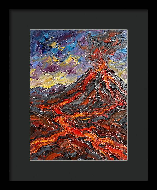 Dramatic Eruption Under Twilight