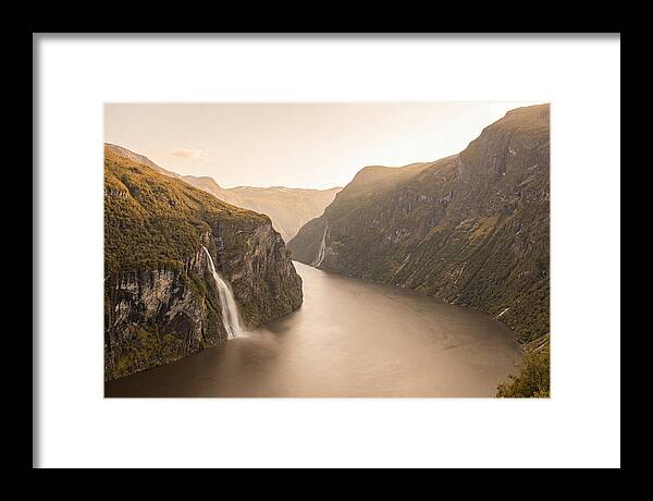 Dramatic Fjord Landscape