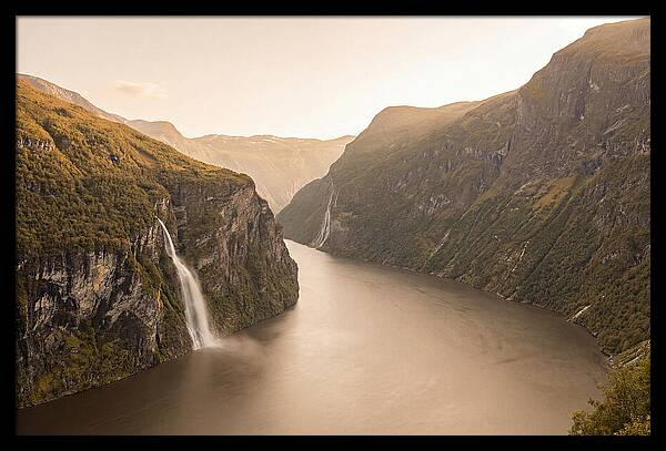 Dramatic Fjord Landscape