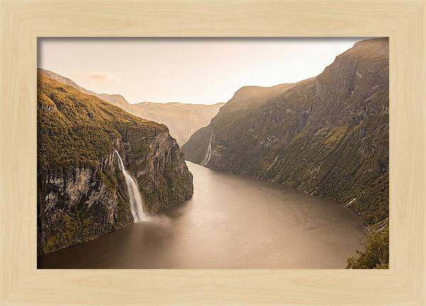 Dramatic Fjord Landscape