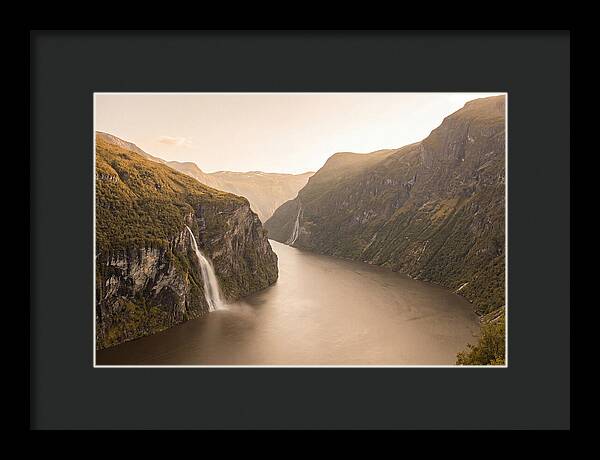 Dramatic Fjord Landscape