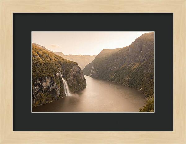 Dramatic Fjord Landscape