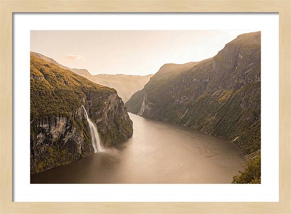 Dramatic Fjord Landscape