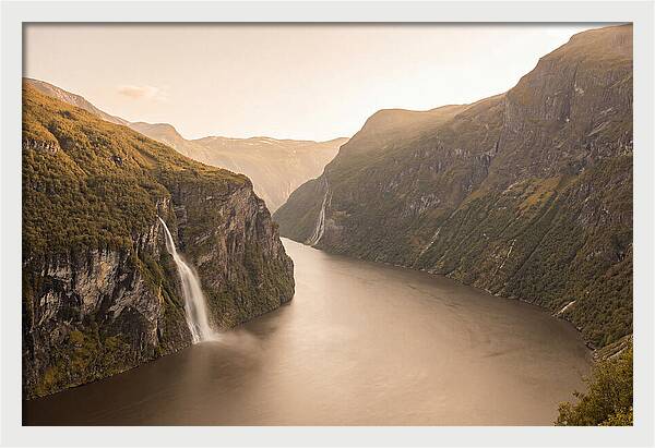 Dramatic Fjord Landscape
