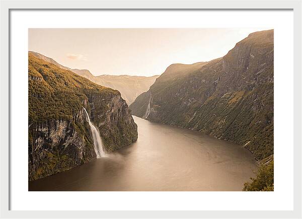 Dramatic Fjord Landscape