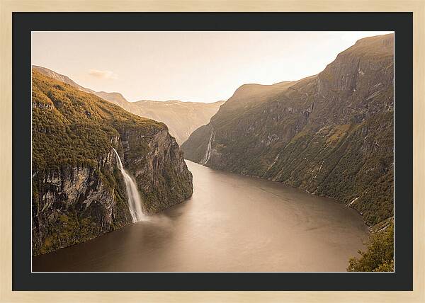 Dramatic Fjord Landscape