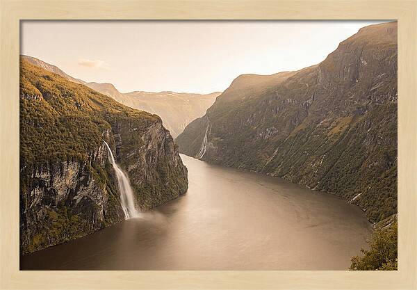 Dramatic Fjord Landscape