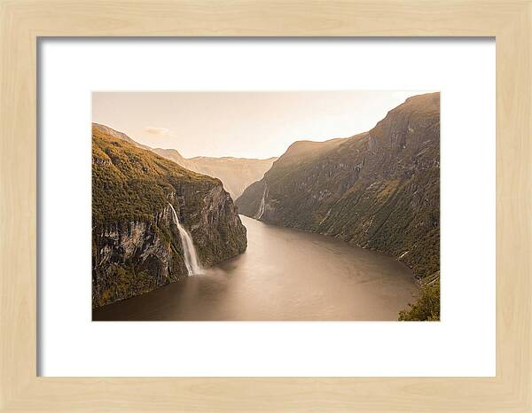 Dramatic Fjord Landscape