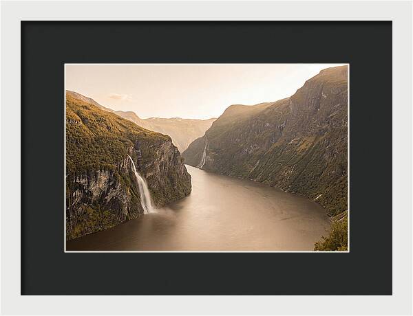 Dramatic Fjord Landscape