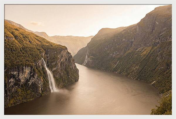 Dramatic Fjord Landscape