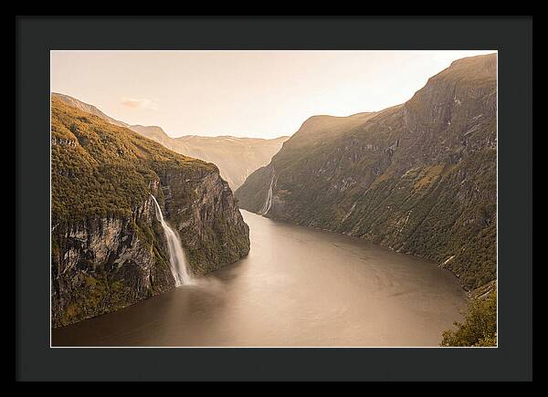 Dramatic Fjord Landscape