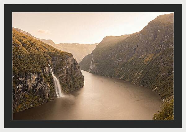 Dramatic Fjord Landscape