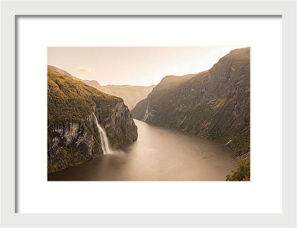 Dramatic Fjord Landscape