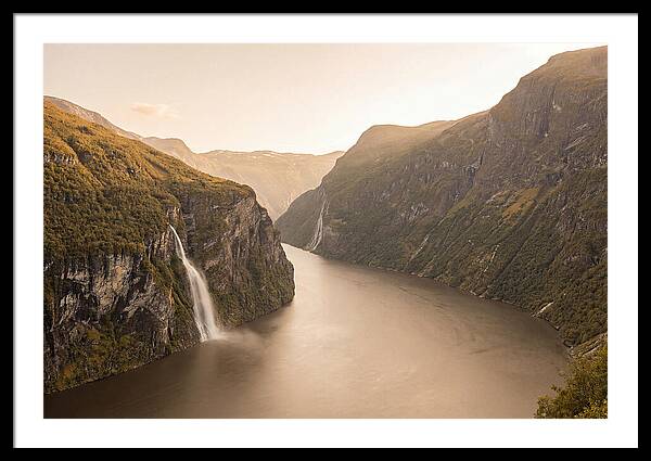Dramatic Fjord Landscape