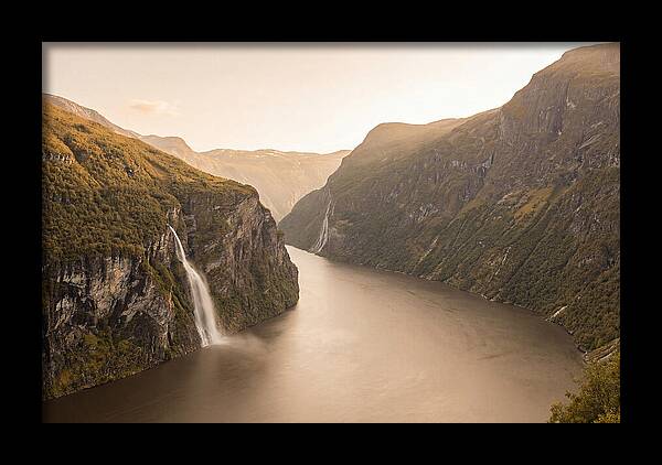 Dramatic Fjord Landscape