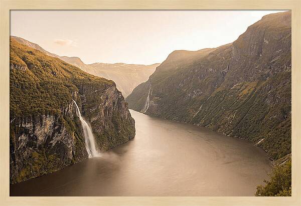 Dramatic Fjord Landscape