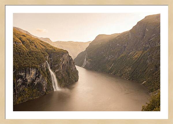 Dramatic Fjord Landscape