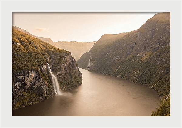 Dramatic Fjord Landscape