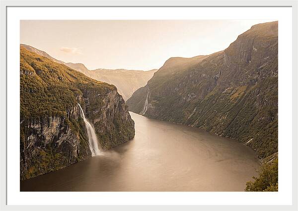 Dramatic Fjord Landscape