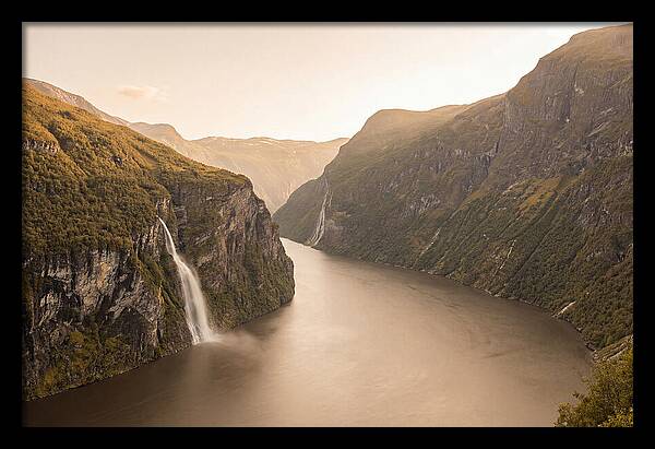 Dramatic Fjord Landscape