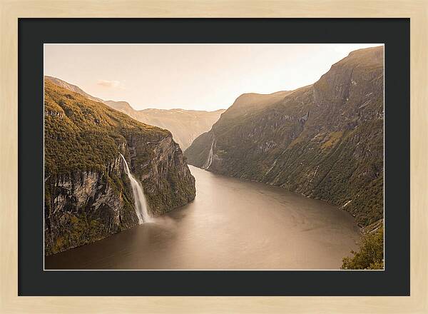 Dramatic Fjord Landscape