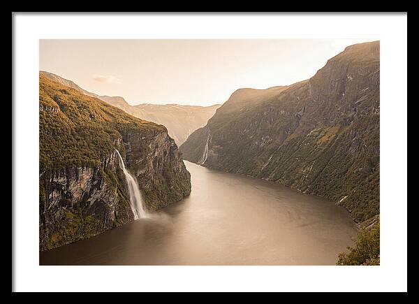Dramatic Fjord Landscape