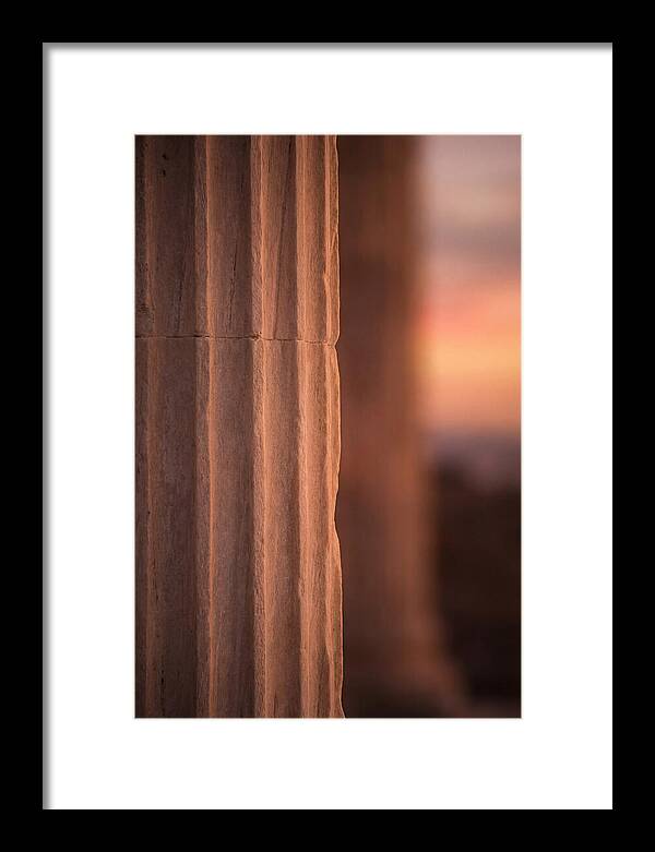 Dramatic Fluting Of Doric Columns
