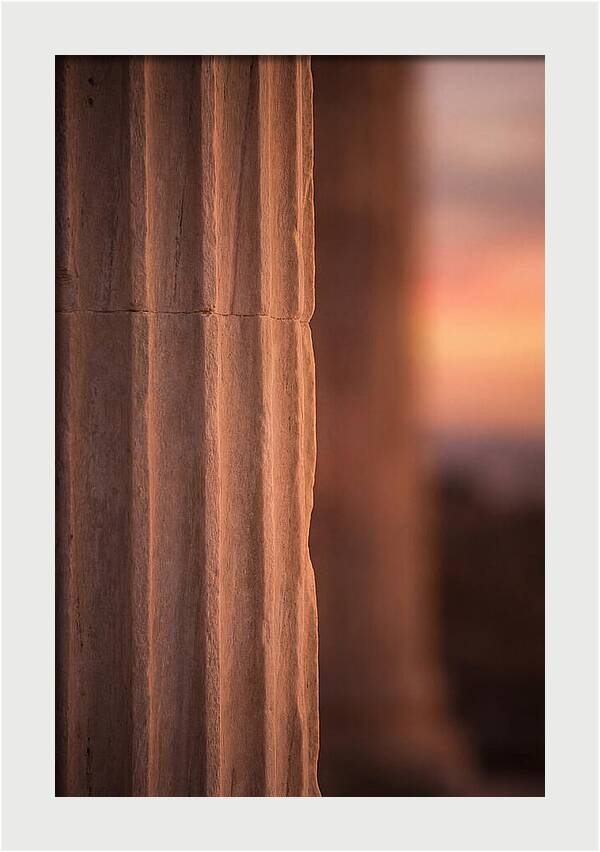 Dramatic Fluting Of Doric Columns