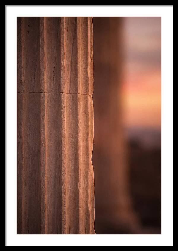 Dramatic Fluting Of Doric Columns