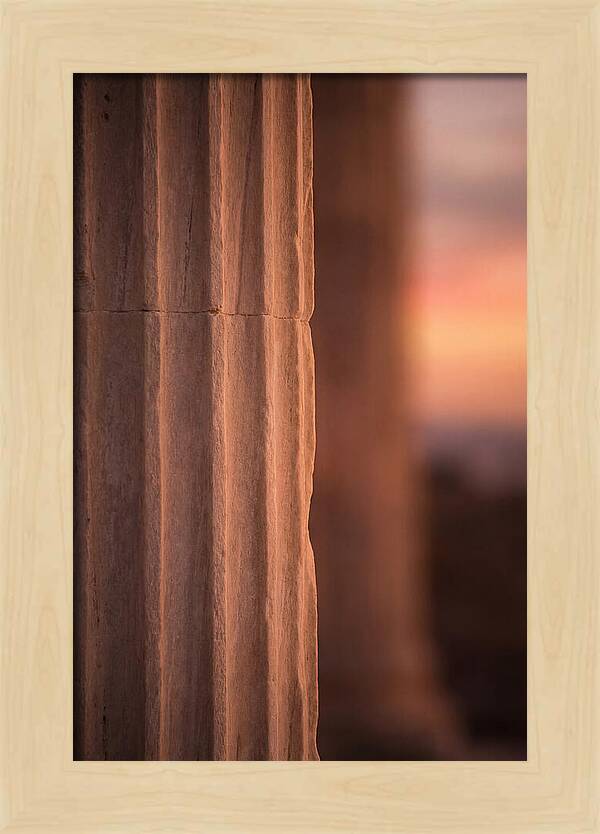 Dramatic Fluting Of Doric Columns