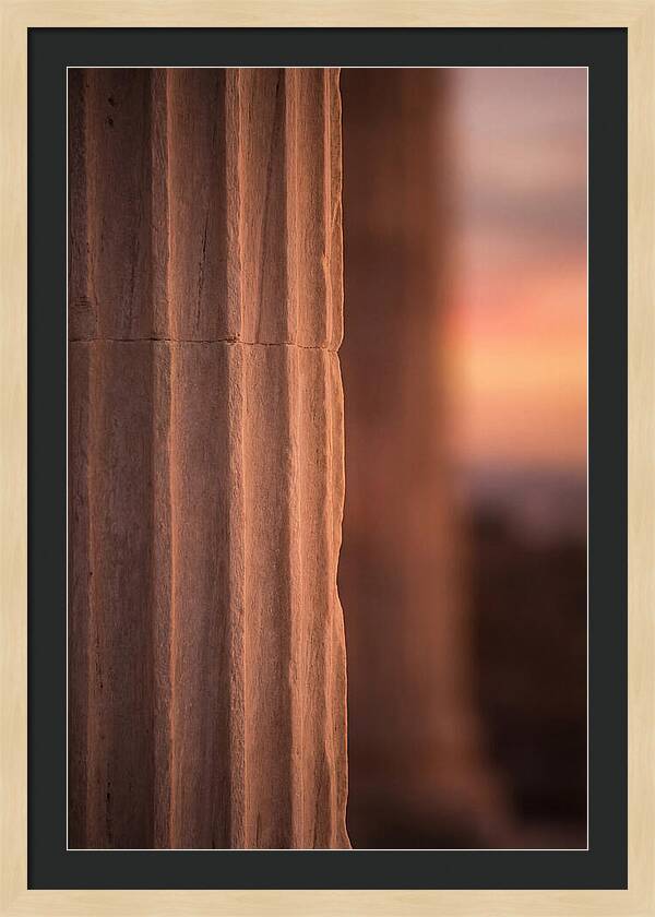 Dramatic Fluting Of Doric Columns