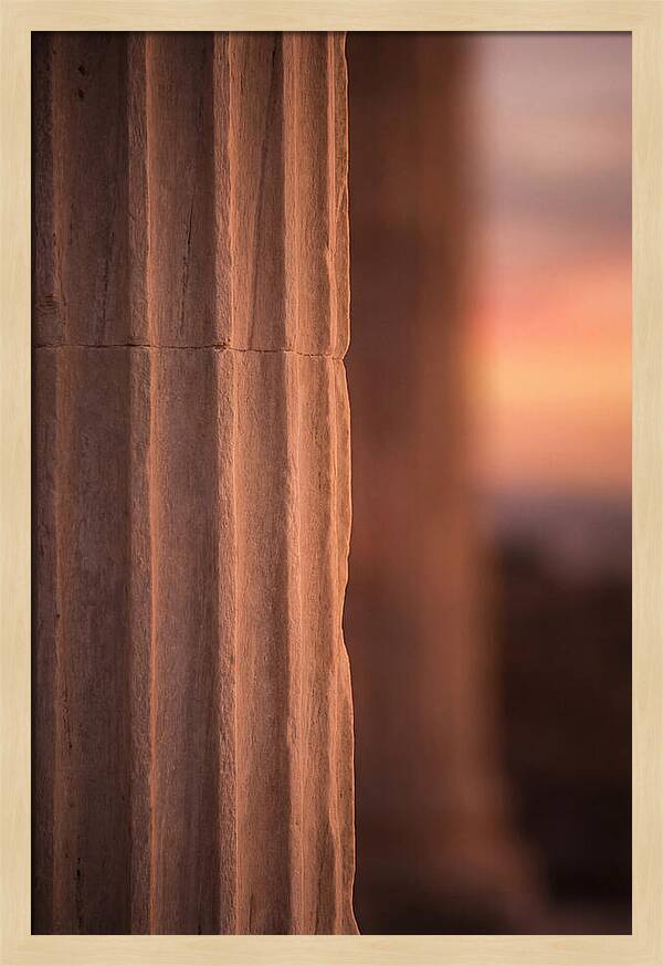 Dramatic Fluting Of Doric Columns