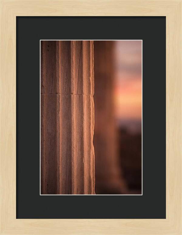 Dramatic Fluting Of Doric Columns