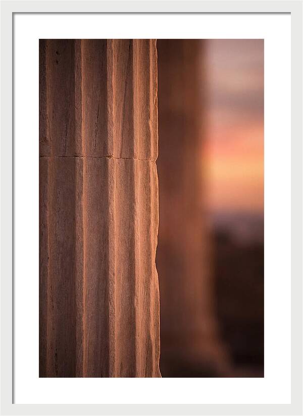 Dramatic Fluting Of Doric Columns