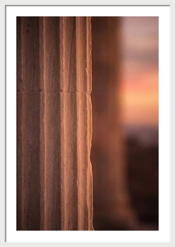 Dramatic Fluting Of Doric Columns