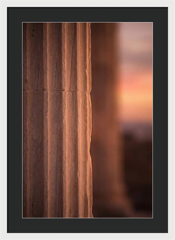 Dramatic Fluting Of Doric Columns