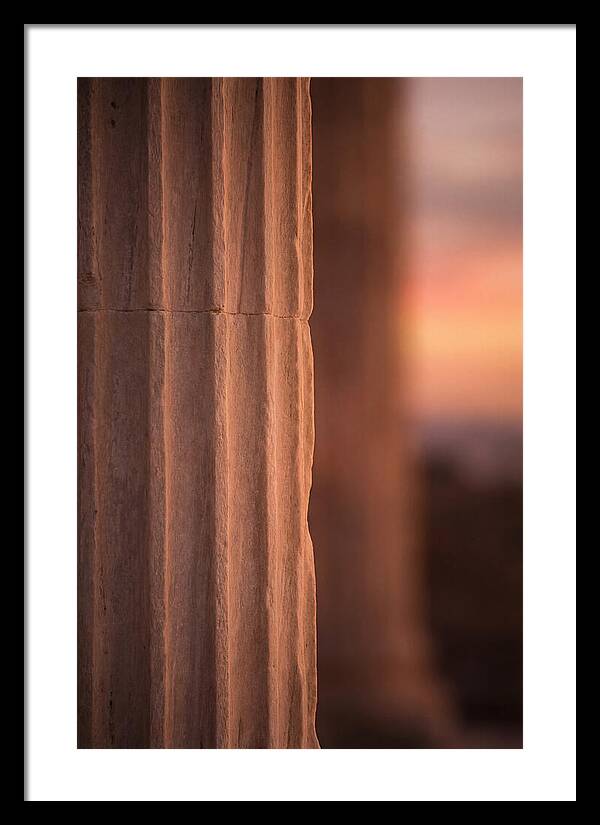 Dramatic Fluting Of Doric Columns