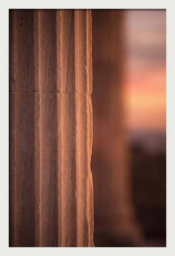 Dramatic Fluting Of Doric Columns