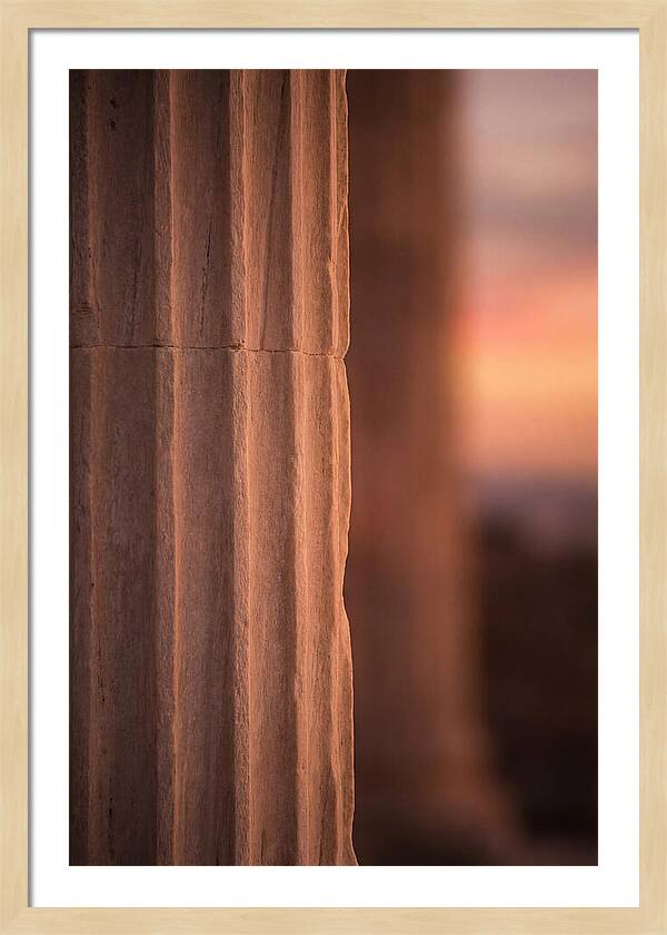 Dramatic Fluting Of Doric Columns