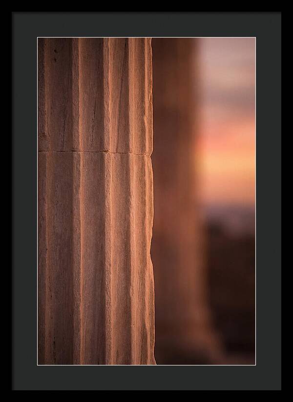 Dramatic Fluting Of Doric Columns