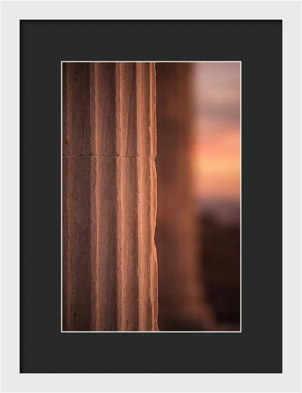 Dramatic Fluting Of Doric Columns