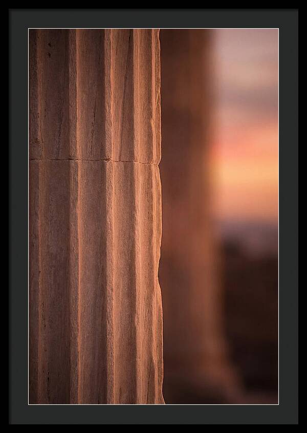 Dramatic Fluting Of Doric Columns